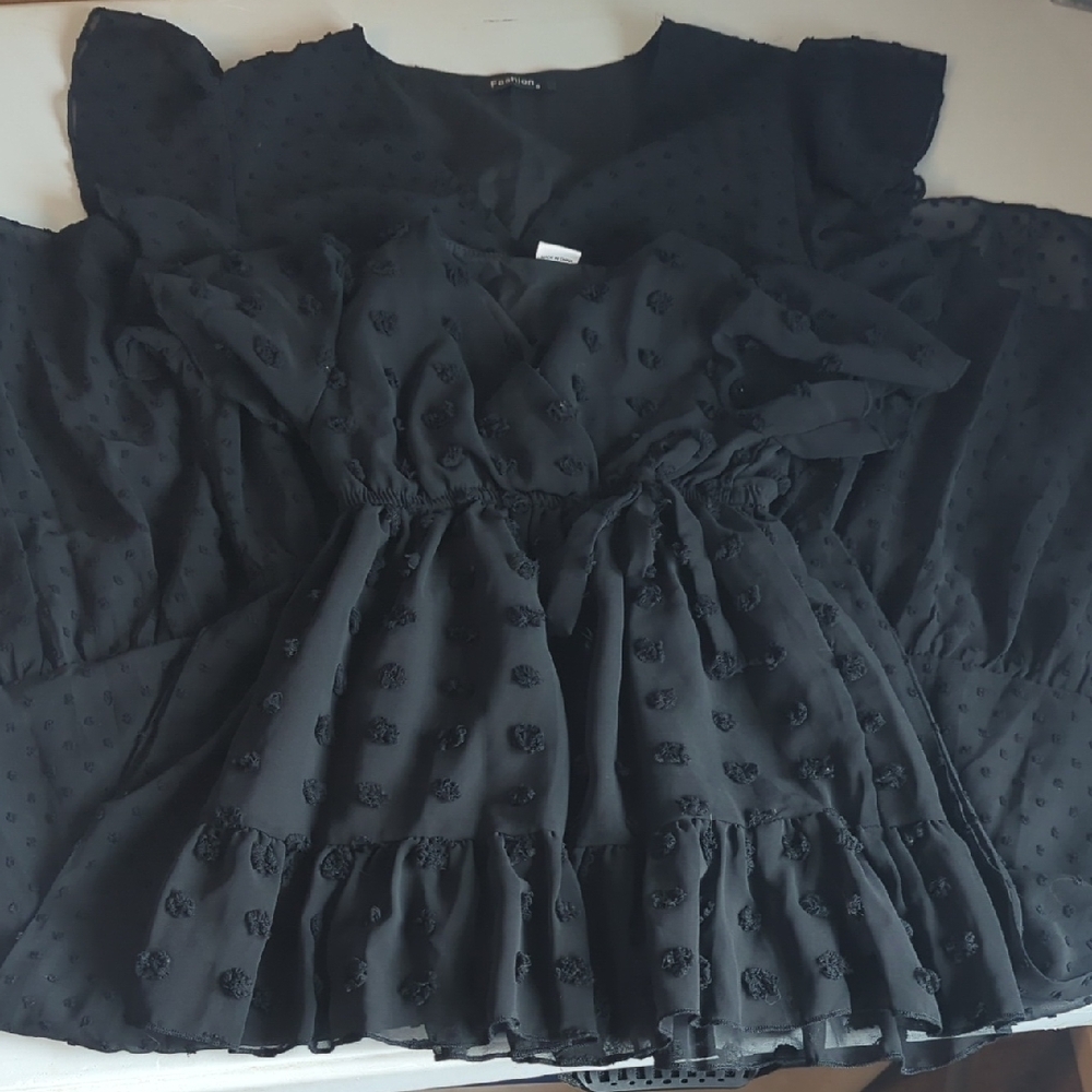 'Mommy And Me' Black Polka Dot Dresses Bundle